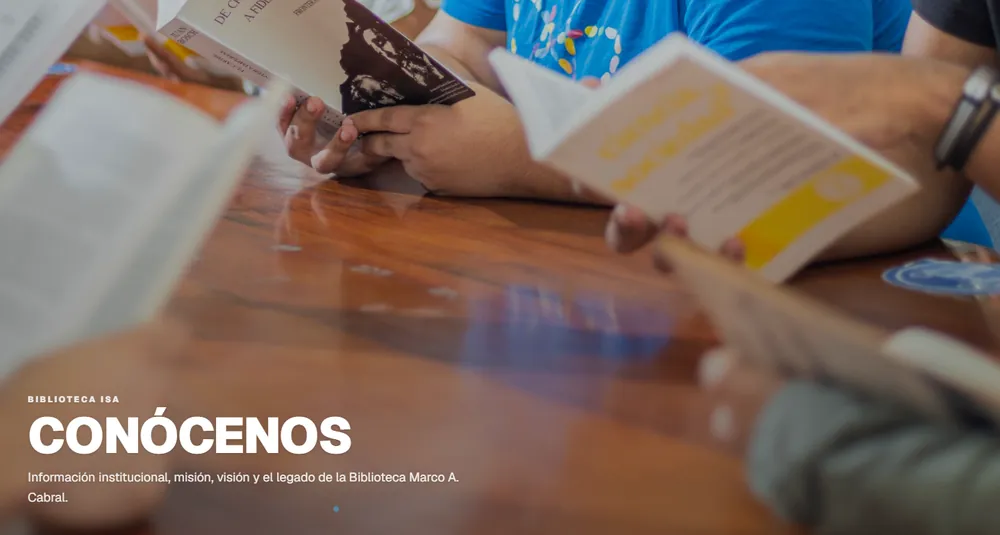 Biblioteca ISA · conócenos