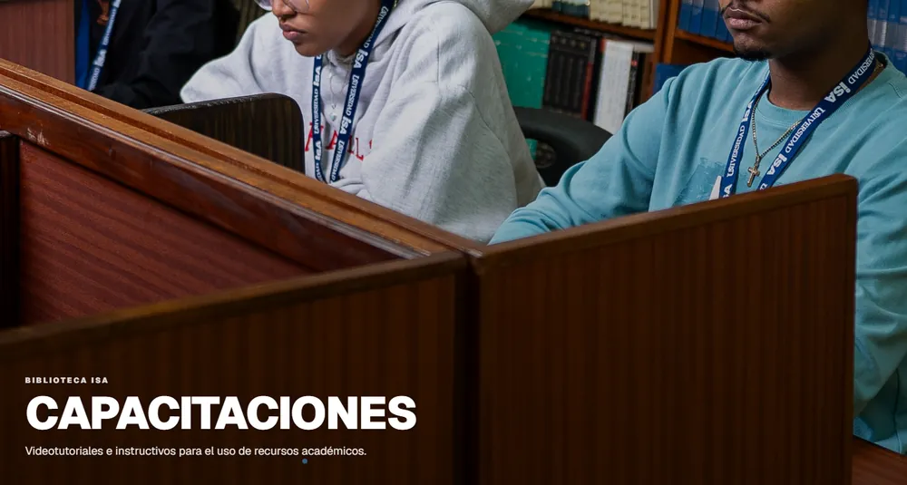 Biblioteca ISA · capacitaciones